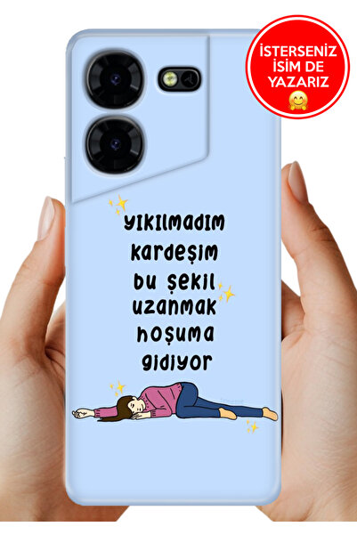 TECNO Pova 5 Pro Kılıf Desenli Baskılı Kamera Korumalı Silikon Yıkılmadımmm
