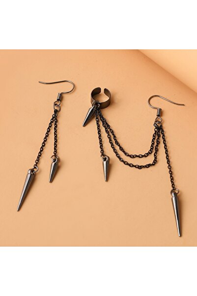 Choice ZT8615 2 قطعة أقراط غير منتظمة للرجال على شكل شخصية شقي وسيم إكسسوارات...