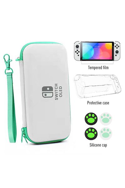 Choice greed DATA FROG Carrying Compatible-Nintendo Switch OLED Storage Case Storage Bag Cover for Switch O