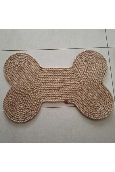NVSisters 100% Handmade Red Friday Cat Dog Food Mat & Wicker