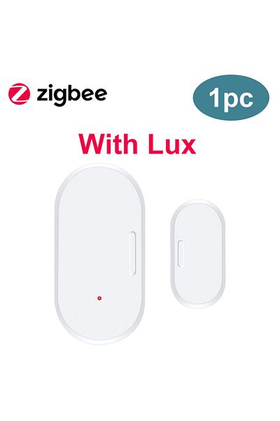 Choice With Lux 1pcs Smart Zigbee Door Window Sensor With Lux Light Detectors Security Protection Smart Lif