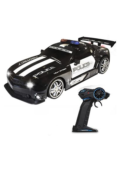 CONUSEA 1 Battery 2000 1/12 Big 2.4GHz Super Fast Police RC Car Remote Control Cars Toy with Lights Durable