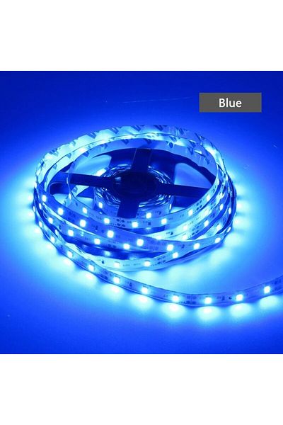 YTDMEN 5m 2835 No Waterproof Blue DC 12 V Volt LED Strip Light 2835 Waterproof Strip 5M 60LED/M RGB Warm Wh