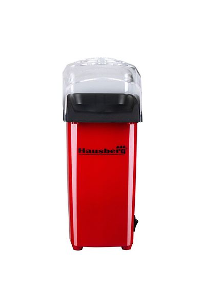 Hausberg Aparat Popcorn, Hb910rs 1200 W, Jet Aer Cald, Premium, Rosu
