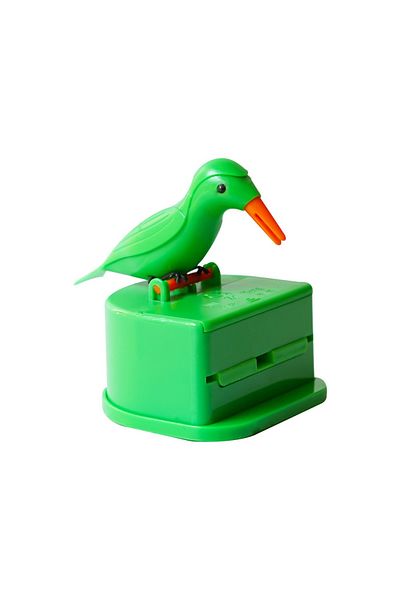 Choice Green bird green 1Pc New Small Bird Toothpick Container Automatic Toothpick Dispenser Toothpick Hold