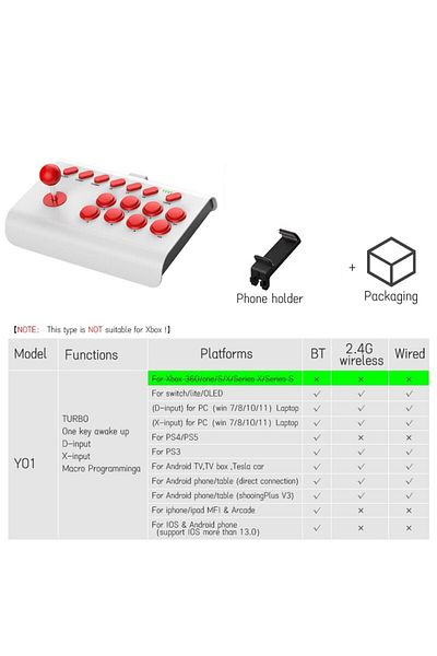 VILCORN WHITE Wireless BIG PC Gamepad Retro Arcade Portable Game Control Usb Joystick for PS4/PS3 Andriod IO