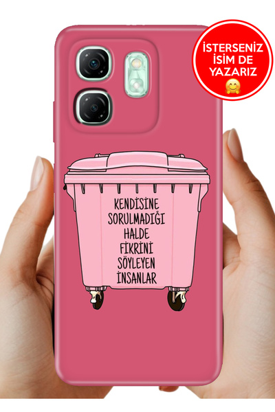 Infinix Hot 50i - Smart 9 Kılıf Lüks Desenli Silikon Cover Case Gereksiz