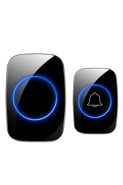 Choice UK Plug Receiver 1 Emitter 1 New Home Welcome Doorbell  Intelligent Wireless Doorbell Waterproof 150