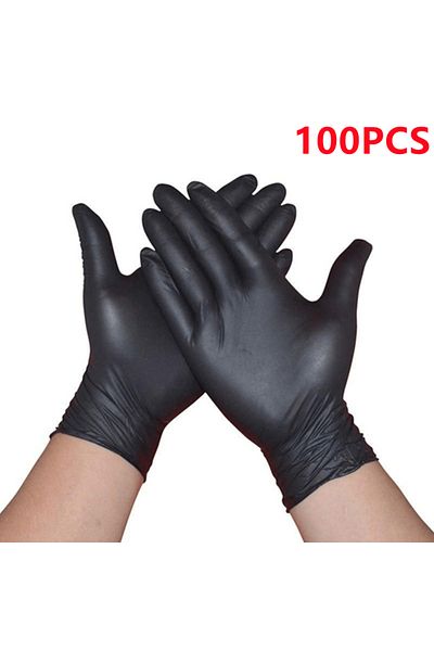 Choice M Black 100pcs Fuchsia Nitrile Disposable Gloves Pink 20/50/100pcs Powder Latex Free Cleaning Gloves