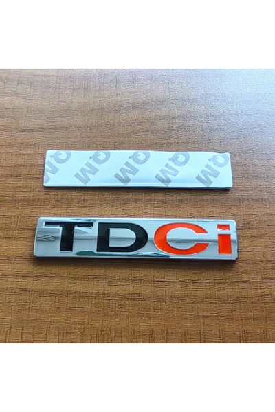 Choice Chrome 3D Metal Chrome Black Logo TDCI Emblem Car Fender Trunk Badge S...