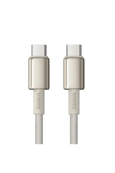 Baseus 2m Galaxy Gold Baseus 100W Type C Cable For iPhone 15 USB C PD Fast Charging Charger Wire Cord For M
