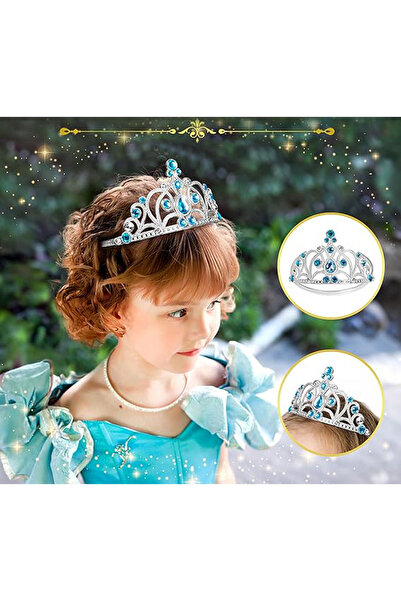 Partimarka Princess Crown Blue Stone Crown