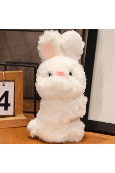Choice 20cm rabbit Creative Stuffed Animals Raccoon Fox Husky Cat Monkey Papa Circle Toy Wrapped Around Arm