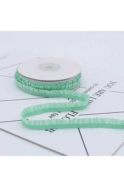 Choice 5yards 11 5yards 1cm Pleated Stretch Lace Trim Ribbon Ruffled Elastic Band Headdress Gift Box Bow De