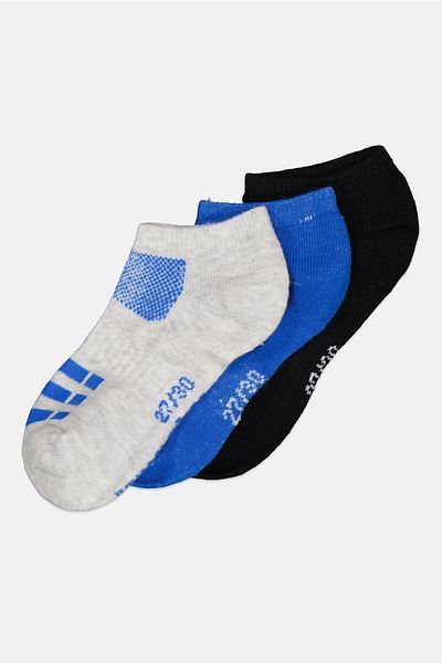 Sergio Tacchini Kids Boy 3 Pairs Crew Socks, White