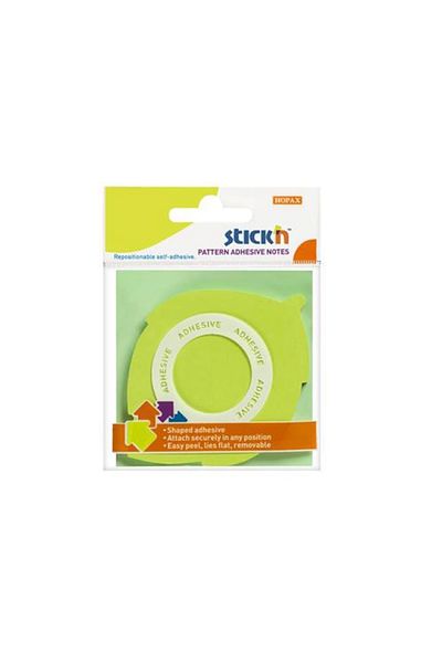 Gıpta Stickn Leaf Shaped Green Adhesive Note Holder