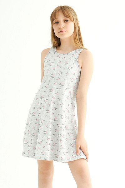 zepkids Rotund Gât Zero mânecă Rose Metraj - Rochie Feta Grimelange Color