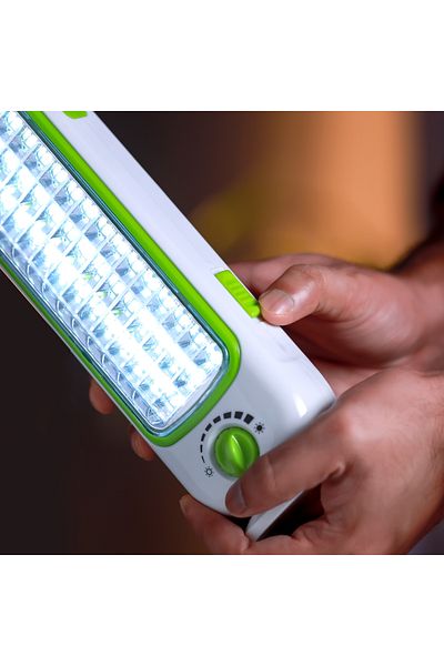 Geepas LED Emergency Lantern with Solar Panel- GE53032| Energy Efficient Design, 75 Pieces Hi-Power LEDs