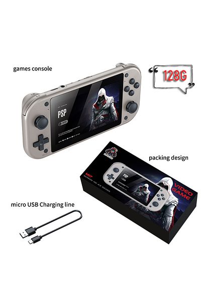 yydzkj 128g M17 Handheld Console Console 4.3 Inch Lcd Screen Retro Portable Video Game 20000 Built-in 25