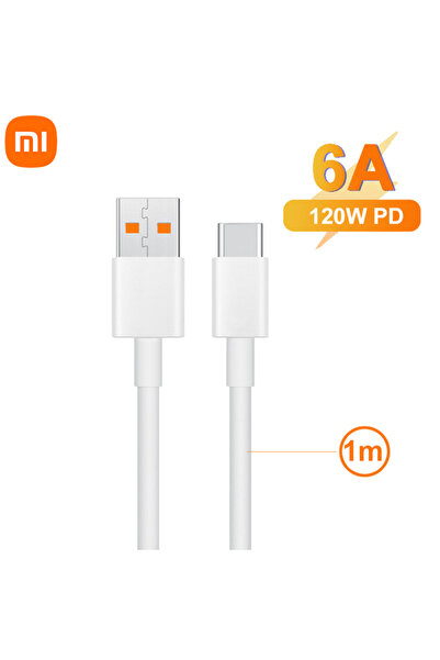 Choice كابل USB C من النوع C بطول 1 متر باللون العاجي لهاتف Xiaomi وشاحن هاتف...