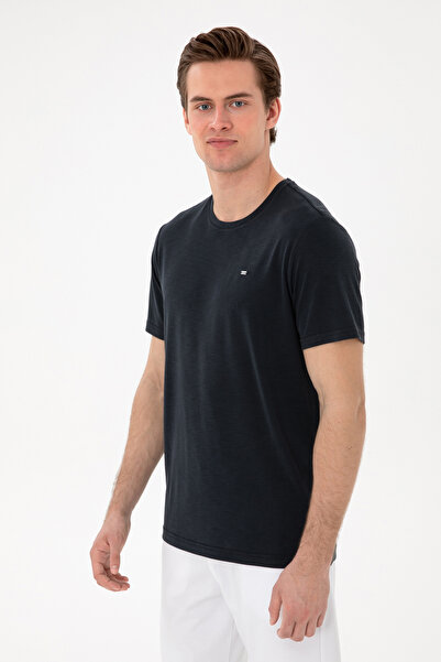 U.S. Polo Assn. Men's Regular Fit Crew Neck Modal Black Basic T-Shirt 5029803...