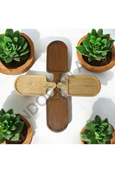 Genel Markalar 2'Li Dondurma Model Ahşap Sunumluk& Altlık Çok Amaçlı Kullanım...