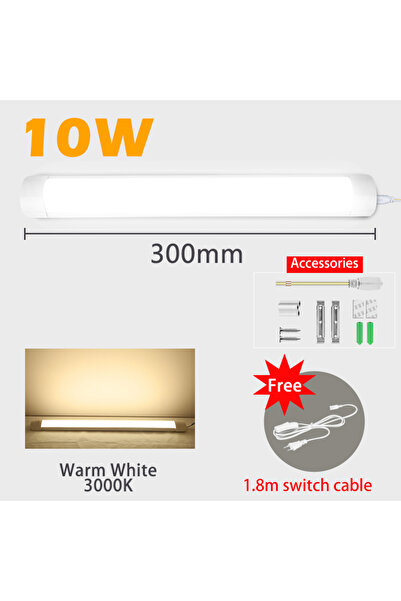 Choice قابس الولايات المتحدة 10 وات 0.3 متر مصابيح ليد بيضاء دافئة للمطبخ أسفل الخزانة مصباح A85-220V 10 وات 20 وات ليد فائق السطوع