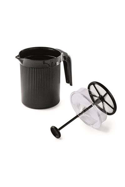 Snips Cremix Dishwasher Safe BPA-Free Cappuccino Milk Frother Black