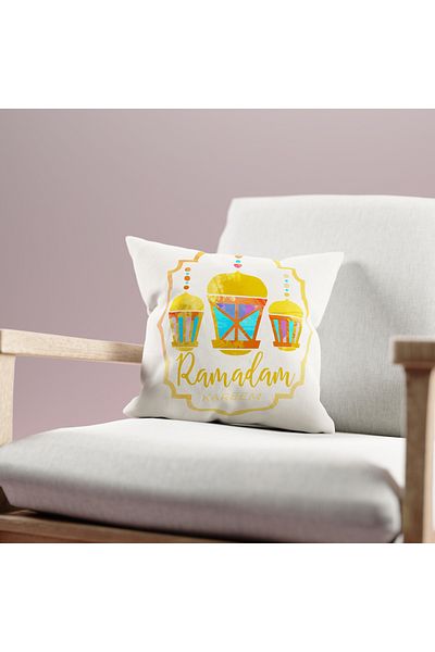Filamente Κάλυμμα μαξιλαριού με μοτίβο Ramadan διπλής όψης με ψηφιακή εκτύπωση - Ramadan