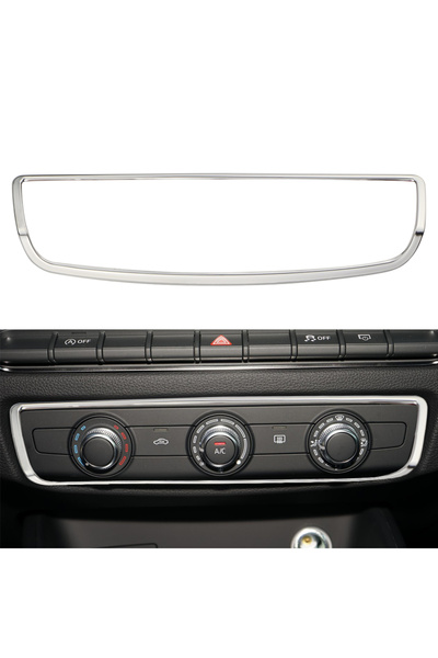 Choice ملصق غطاء لوحة مقبض مكيف الهواء للسيارة من الفولاذ المقاوم للصدأ باللو...