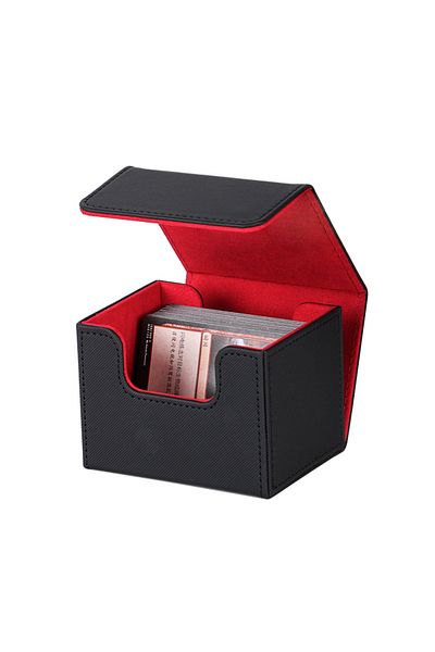 Choice Blue 100 Trading Card Deck Box Storage Holder Organizer Cards Case For Card Collectible Game Card Ca