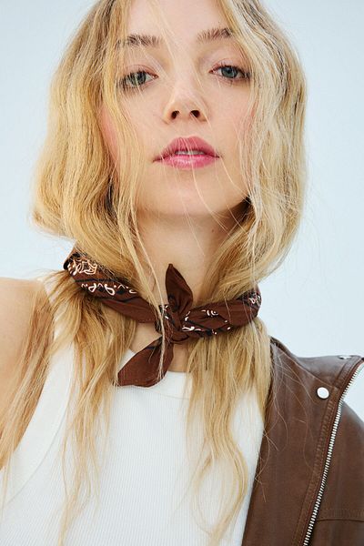 Bershka Printed neckerchief