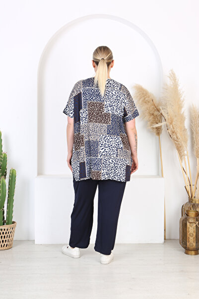 XL Modam ΓΥΝΑΙΚΕΙΟ ΚΟΣΤΟΥΜΙ Lycra ΣΚΟΥΡΟ ΜΠΛΕ ΣΧΕΔΙΟ