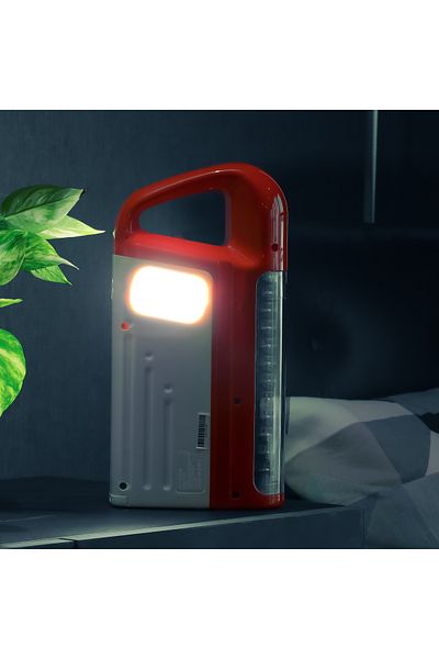 Geepas Dark Buster- GE5553| Rechargeable LED Lantern with Extended Battery Life, USB Function
