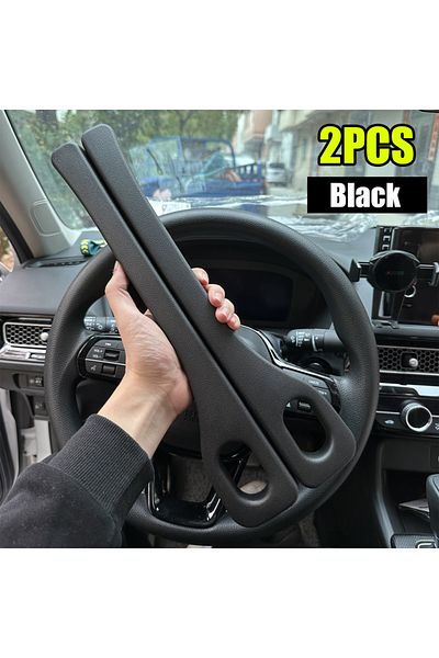 Choice Universal 2PCS Black 2PCS Car Seat Gap Plug Seam Filling Anti-Leakage Strip Seat Side Slot Filling S