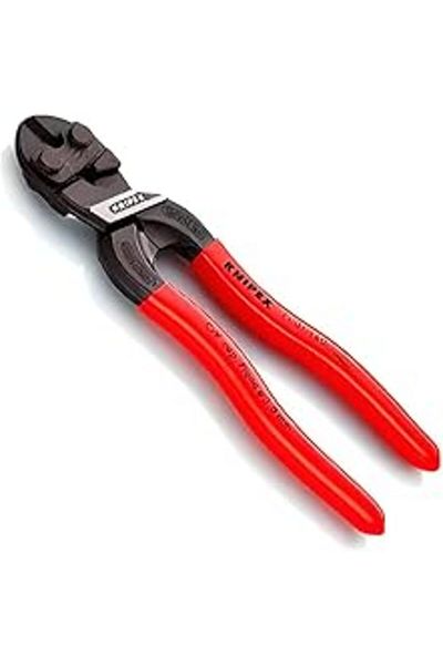 Mu Art Knipex Cobolt ®   S Compact Bolt Cutter Black Attramentized, Plastic Coated 160 mm 71 01 160
