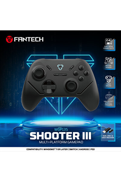 Choice وحدة تحكم الألعاب اللاسلكية FANTECH SHOOTER III WGP13S باللون الأسود و...