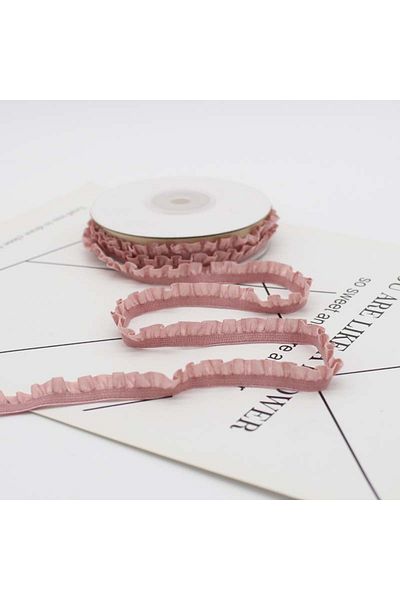 Choice 5yards 07 5yards 1cm Pleated Stretch Lace Trim Ribbon Ruffled Elastic Band Headdress Gift Box Bow De
