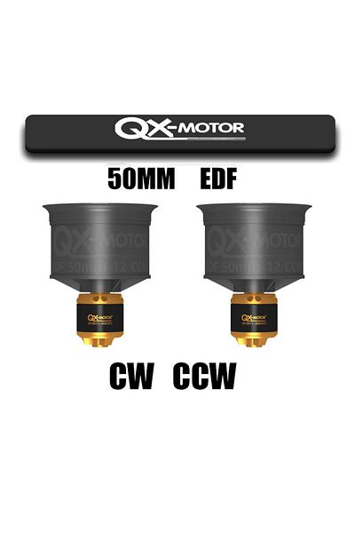 Choice 3300kv Edf Cw Qx-motor 50mm Edf 12 Blades Ducted Fan Qf2611 3300/4000/4600/5000kv Cw/ccw Brushless M