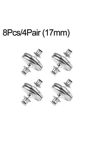 Choice 4 أزواج (17 مم) 4/8 أزواج من أزرار الستارة المغناطيسية القابلة للفصل و...