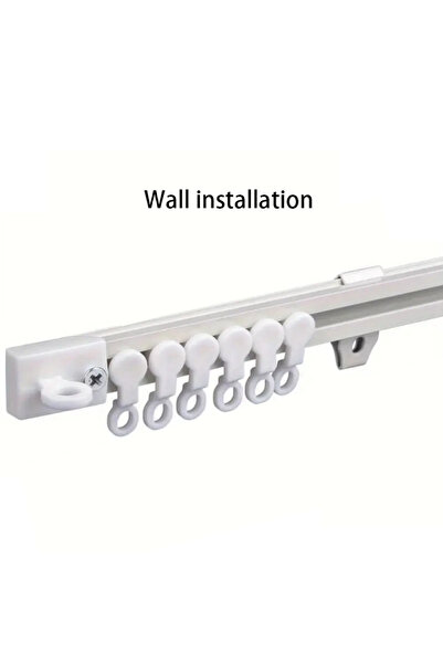 Choice ستائر مزدوجة الأغراض ذاتية اللصق أو مثقبة للتركيب على الحائط بطول 300 سم في السقف أو الحائط