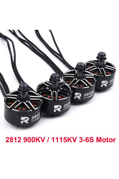 Choice 4PCS 900KV Motor 4PCS 2812 900KV 1115KV 3-6S Brushless Motor for RC Multirotor XL7 APEX Mark4 7" 8"