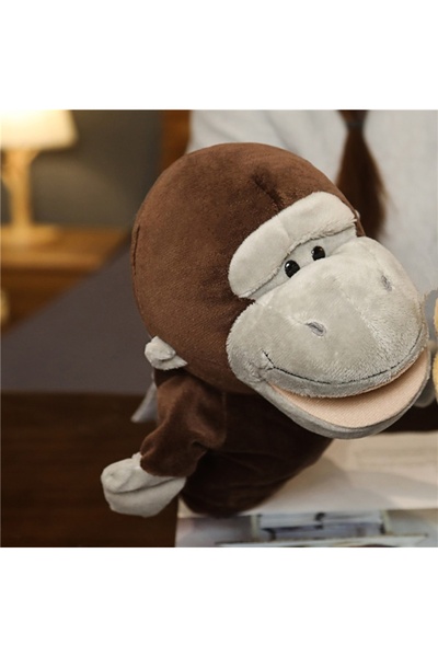 Choice 27cm Chimpanzees Hand Finger Puppets Cartoon Plush Toy Party Supply Fa...