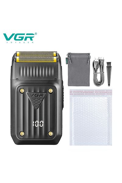 VGR Without Box Shaver Professional Razor Electric Shaver Portable Shaving Machine Rechargeable Reci