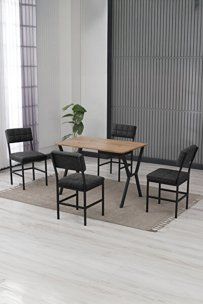 Armens Life Mobilya, Lojistik & Elektronik Ticaret Dubai Mutfak Masa Sandalye Takımı 4 Kişilik Masa Takımı Yemek Odası Masa Takımı Ceviz