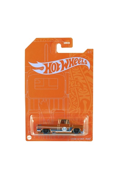 HOT WHEELS Mtl-grr35/ Grr38 Mavi Ve Parlak Arabalar Custom 62 Ch