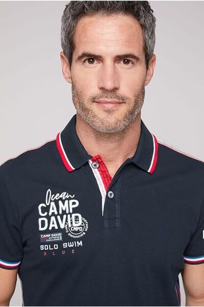 Camp David POLO YAKA T-SHİRT