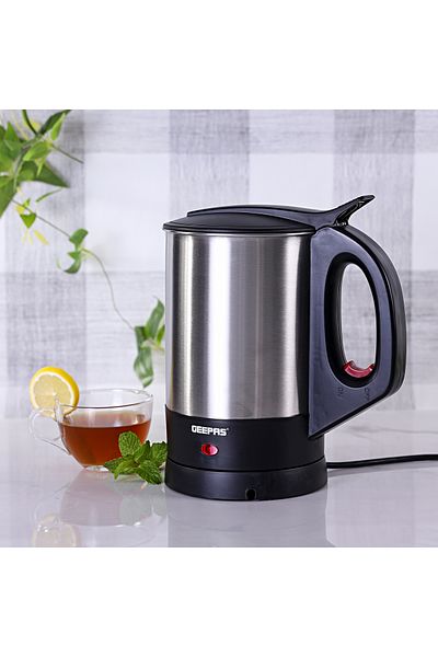 Geepas GK165 1.8L Electric Kettle - Portable Fast Boil  for General Use, Concealed Stainless Steel Body