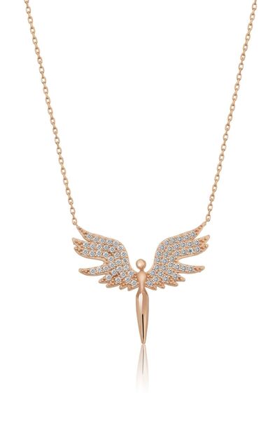 Papatya Silver 925 Ayar Mikail Meleği Gümüş Kolye