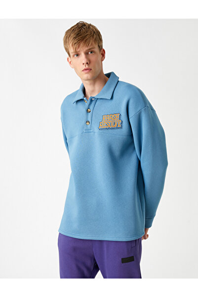 Koton Hanorac cu guler cămașă ridicat